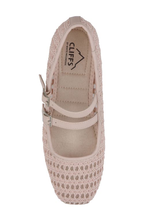 Cliffs By White Mountain Besnik Mary Jane Flat In Light Pink