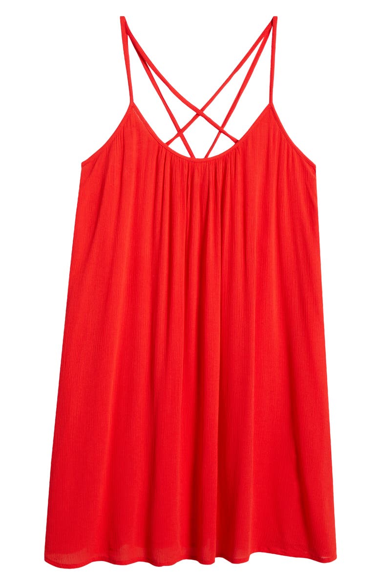 Elan Cover-Up Slipdress, Alternate, color, Red