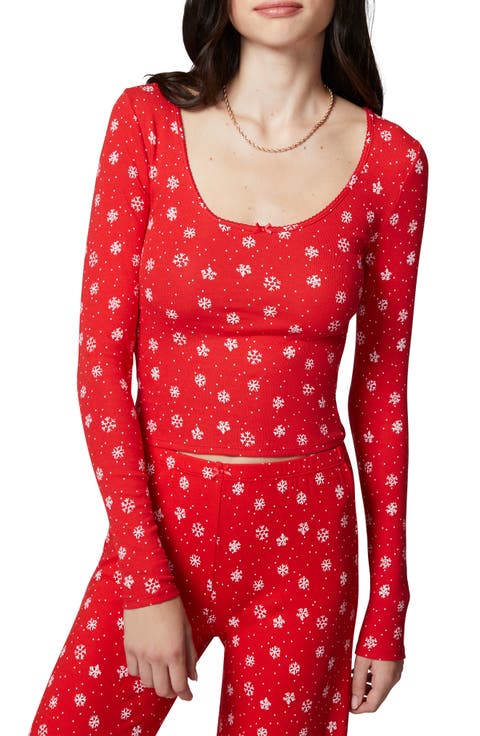 Holidaze Rib Sleep Top