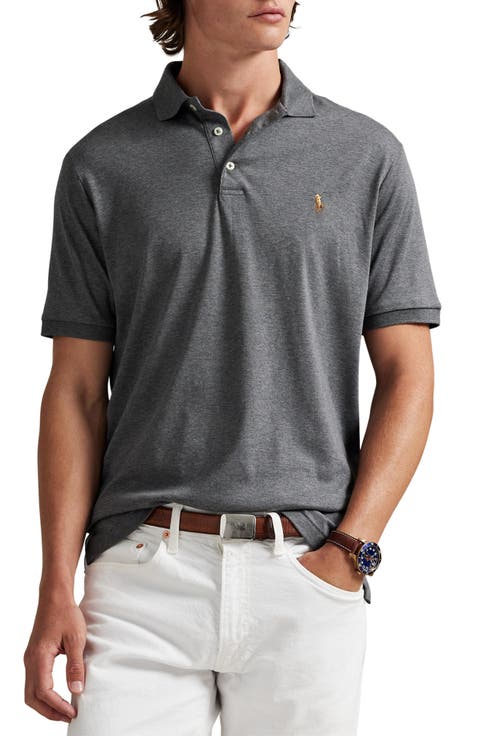 Solid Cotton Jersey Polo
