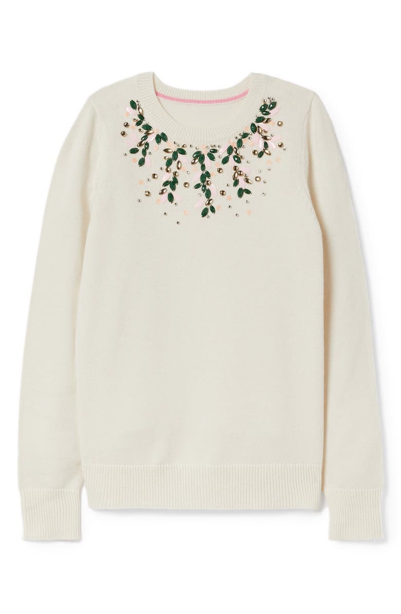 Boden Montrose Embellished Sweater, Alternate, color, 