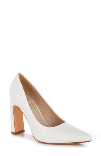 London Rag Shacarri Pointed Toe Pump In White