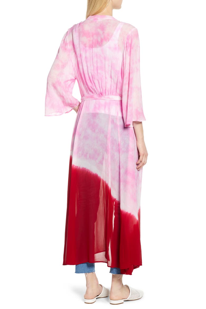 NFC Electric Tie Dye Duster, Alternate, color, TIE DYE PINK/ RED COMBO