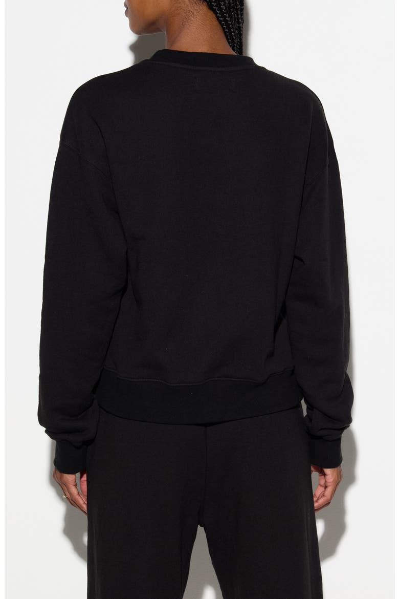This Moment Sublime Cotton Blend Sweatshirt, Alternate, color, BLACK