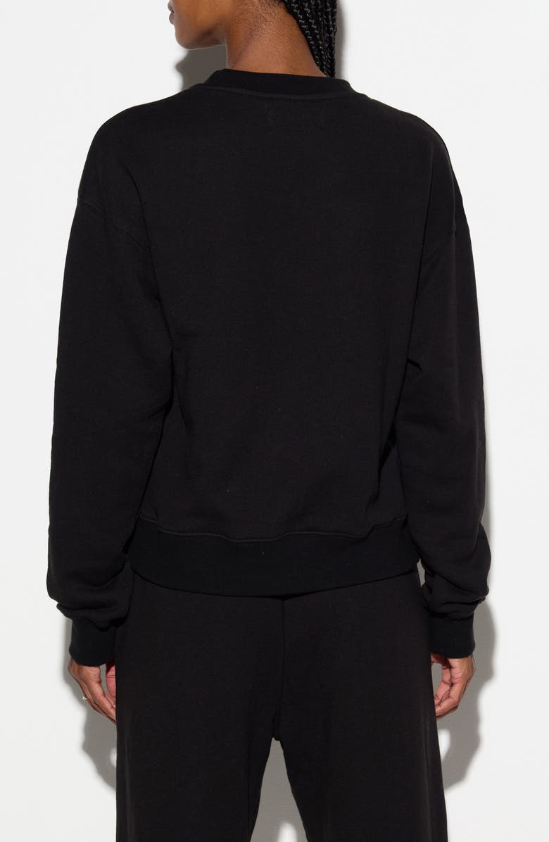 Spiritual Gangster This Moment Sublime Cotton Blend Sweatshirt, Alternate, color, Black