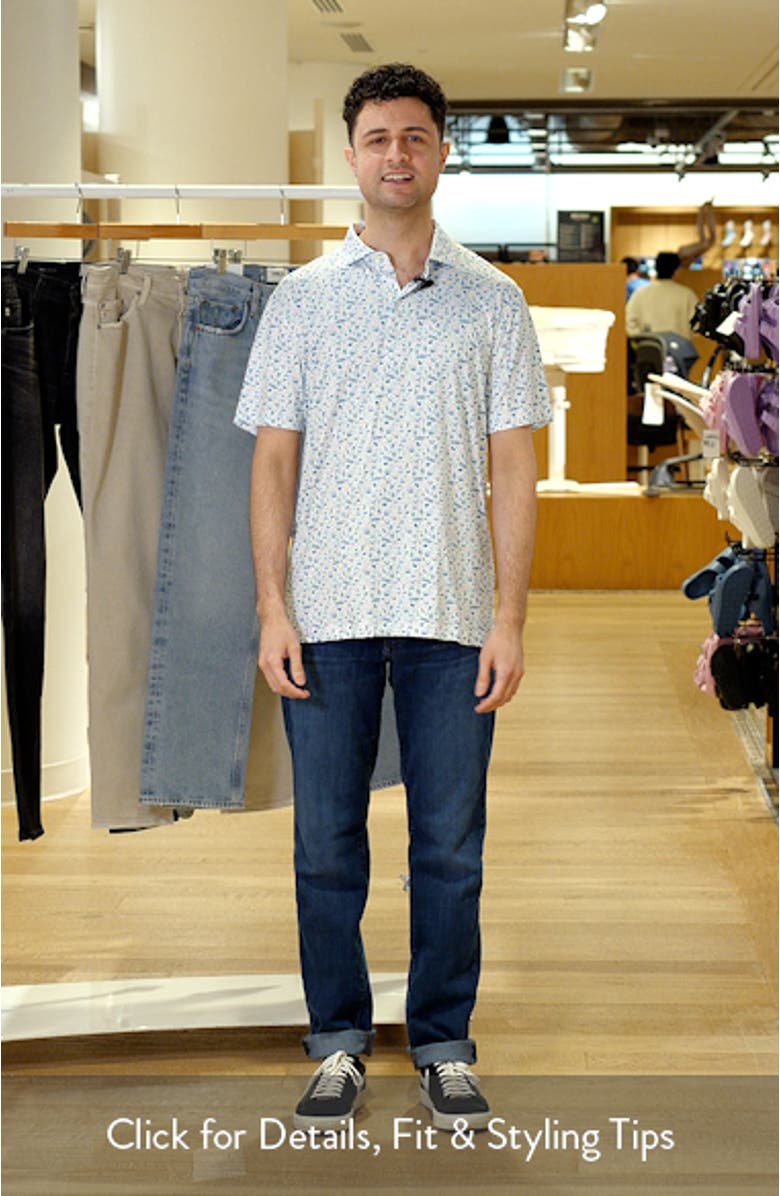 Jo Merica Icon Print Featherweight Performance Polo, sales video thumbnail