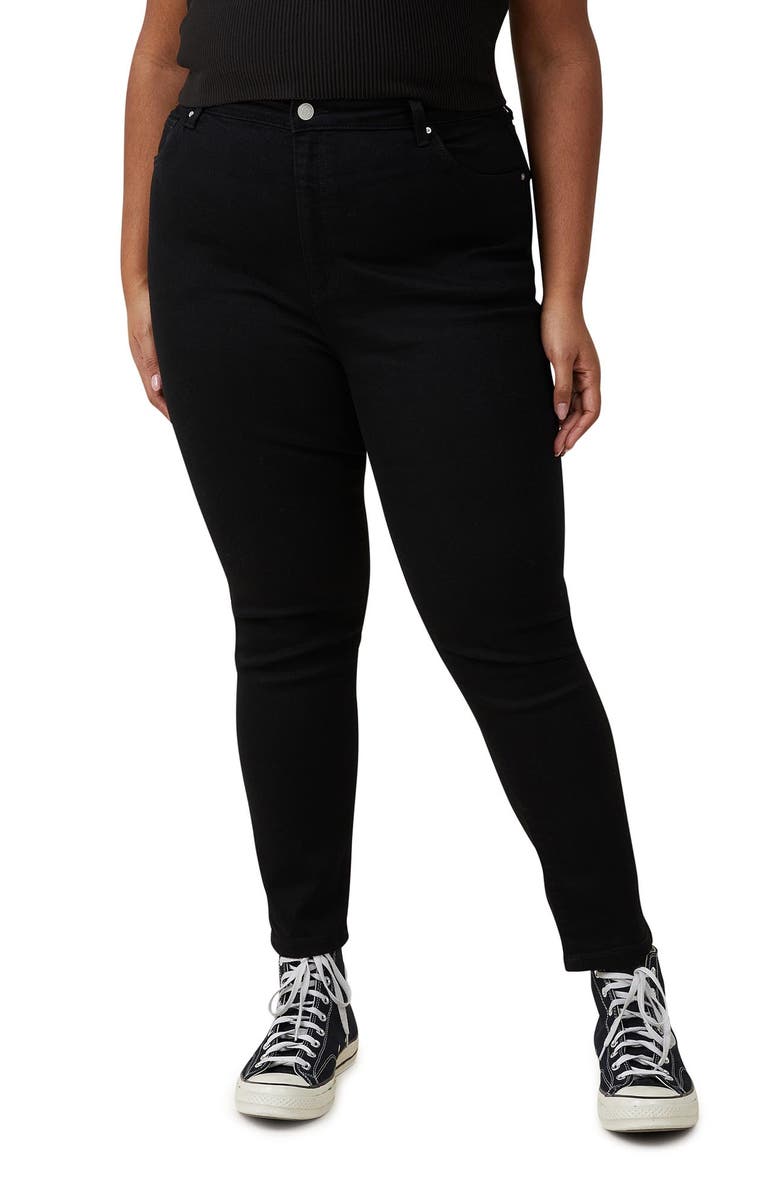 Cotton On Women's Curvy High Stretch Skinny Jean, Main, color, 