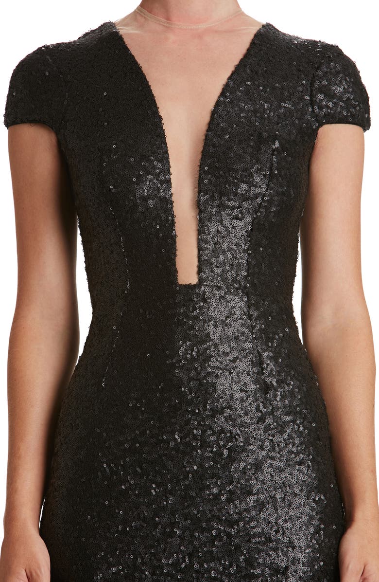 Dress the Population Kylie Sequin Minidress, Alternate, color,