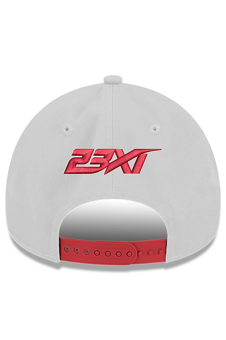 Men's New Era White Tyler Reddick  9FORTY A-Frame Chain Script Adjustable Hat, Alternate, color, White