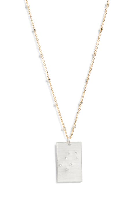 Zodiac Constellation Pendant Necklace