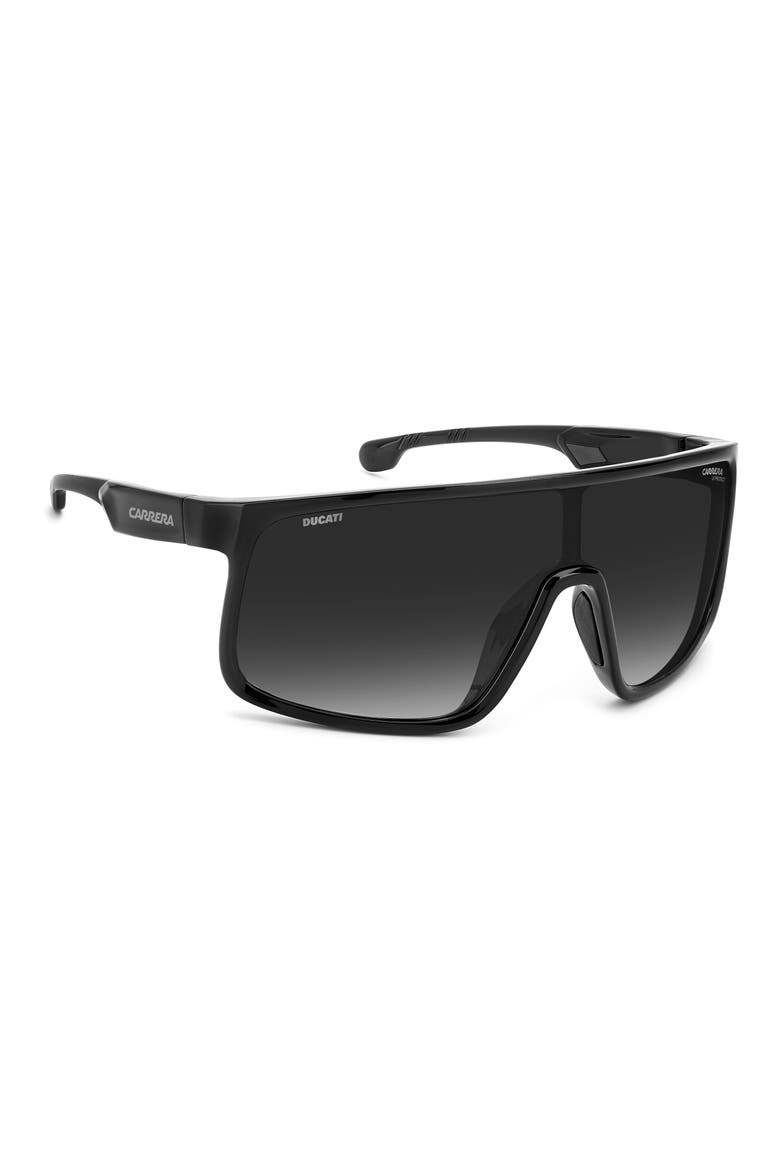 99mm Shield Sunglasses, Alternate, color, BLACK/ GREY SHADED