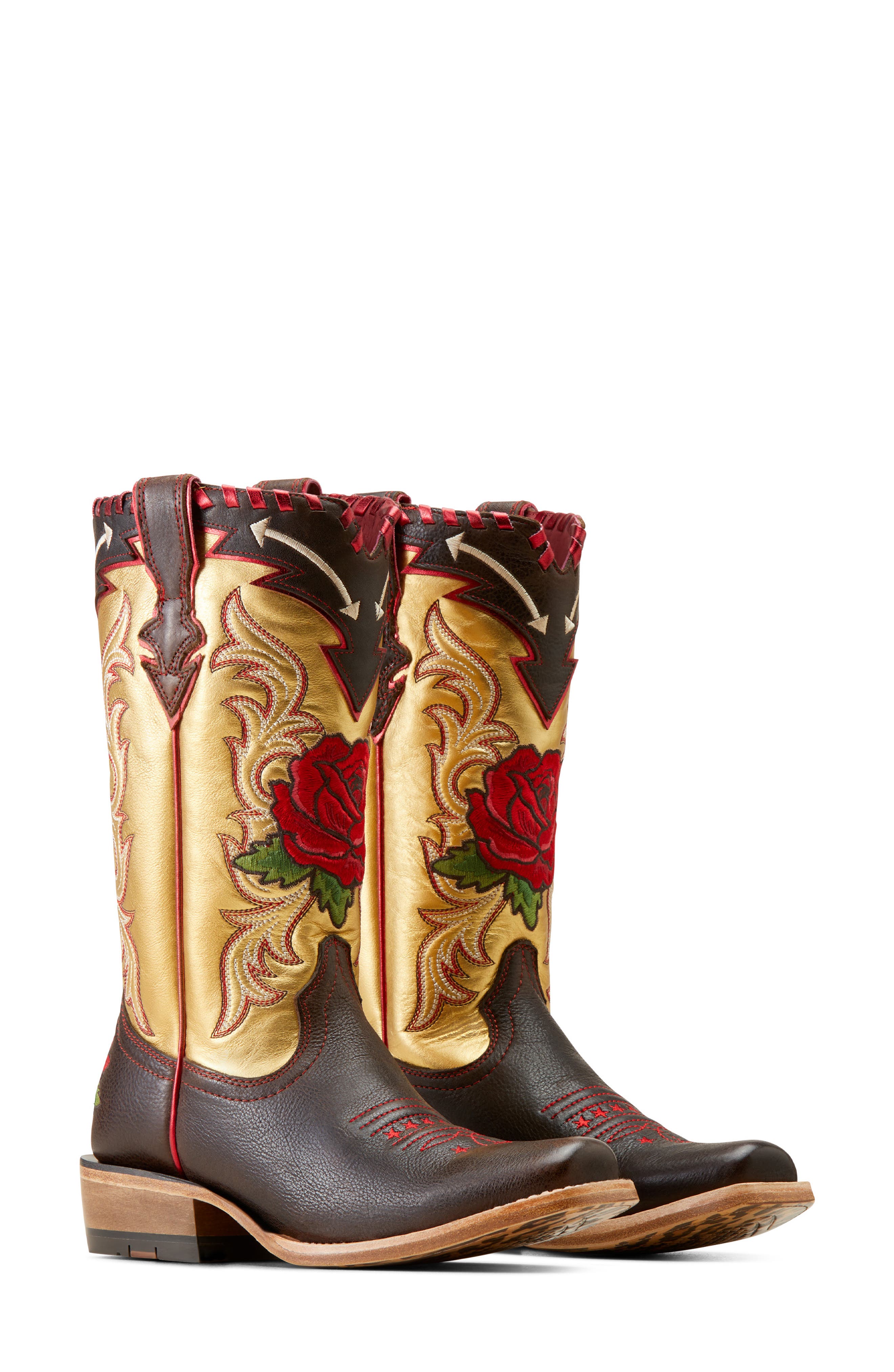 Ariat x Rodeo Quincy Futurity Western Boot, Alternate, color, Brown