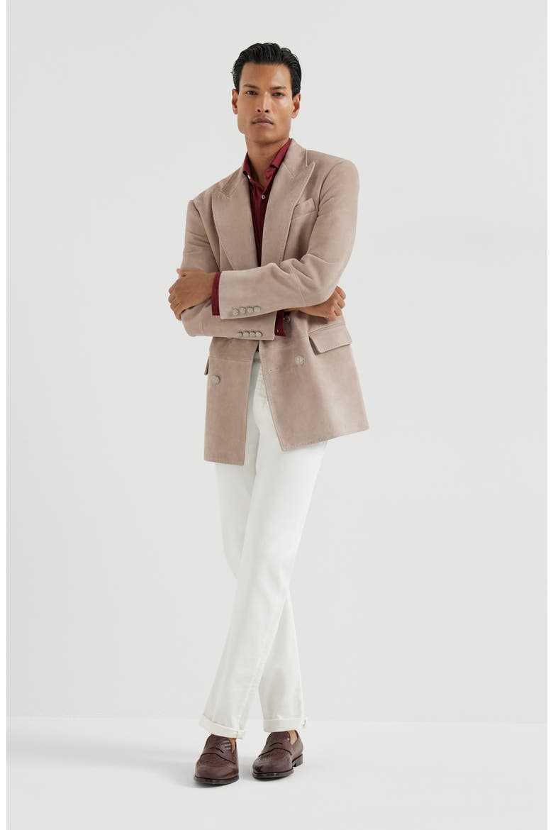 Suede blazer, Alternate, color, Yuta