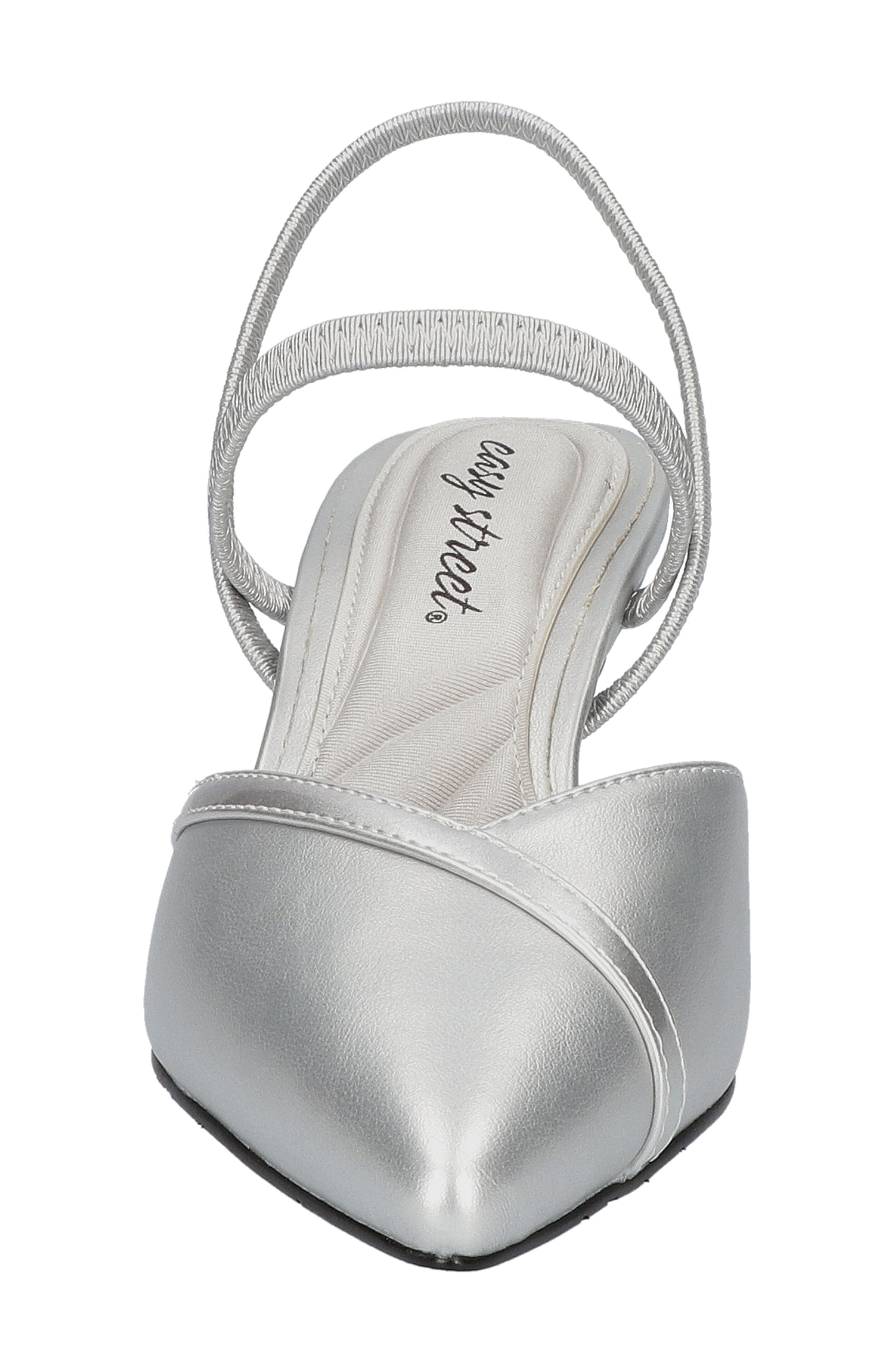 Uunna Slingback Pump, Alternate, color, SILVER