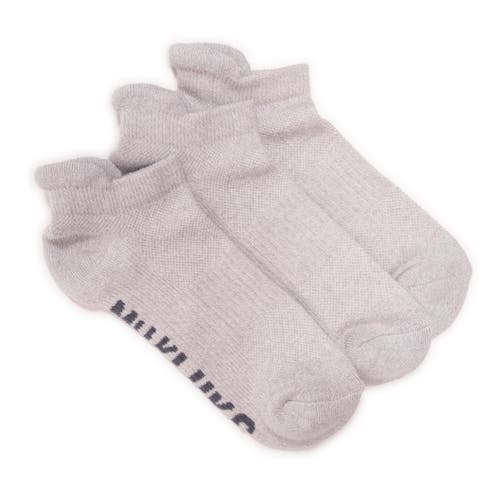 Muk Luks Cotton Compression Ankle Socks 3 Pair Pack