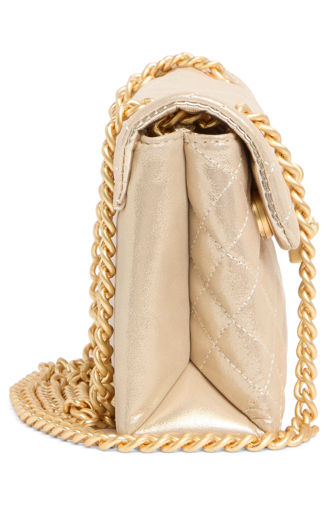 Kurt Geiger London Mini Brixton Lock Leather Bag, Alternate, color, 