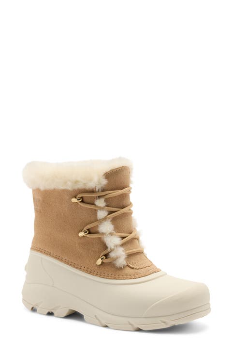 Snow Angel Faux Fur Detail Waterproof Boot