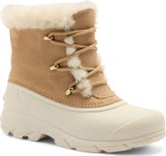 SOREL Snow Angel Faux Fur Detail Waterproof Boot