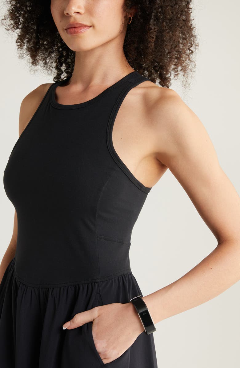 Effortless Cutout Back Hybrid Dress