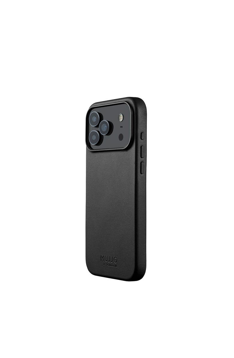 MUJJO Full Leather Case for iPhone 17 Pro Max, Alternate, color, Black