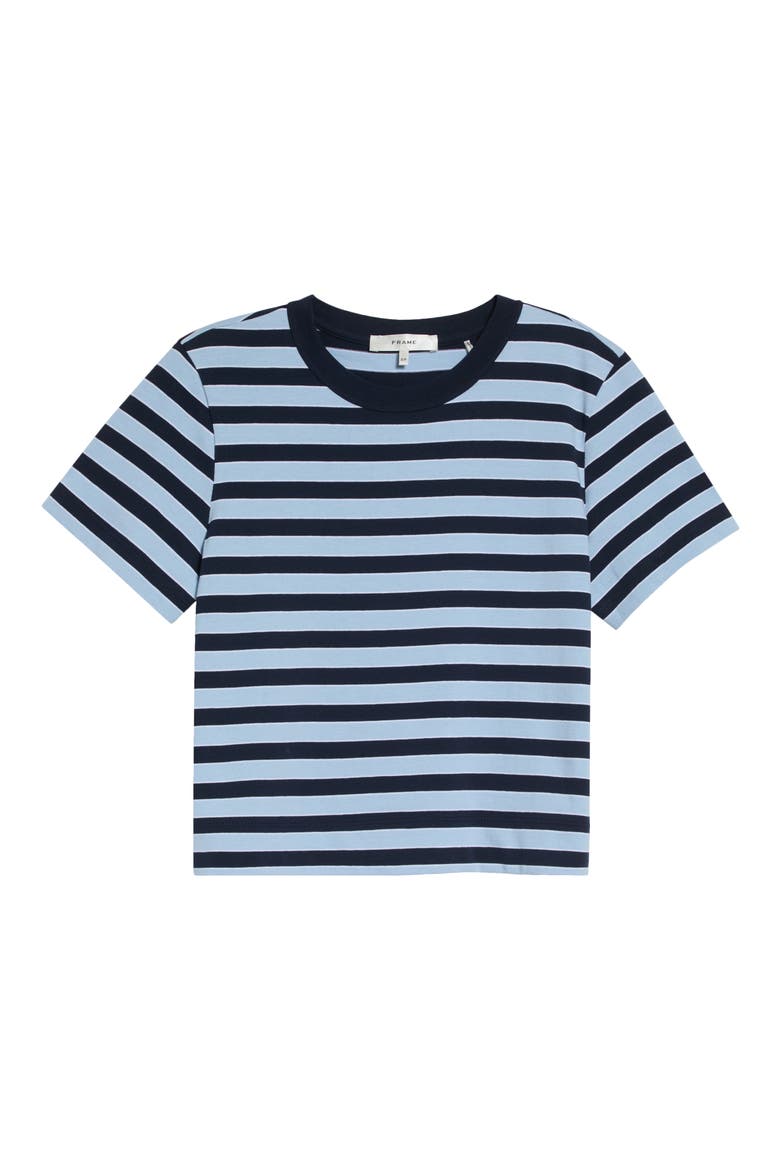 The Boxy T-Shirt, Main, color, CHAMBRAY STRIPE