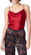 PAIGE Giovanna Cowl Neck Silk Bodysuit