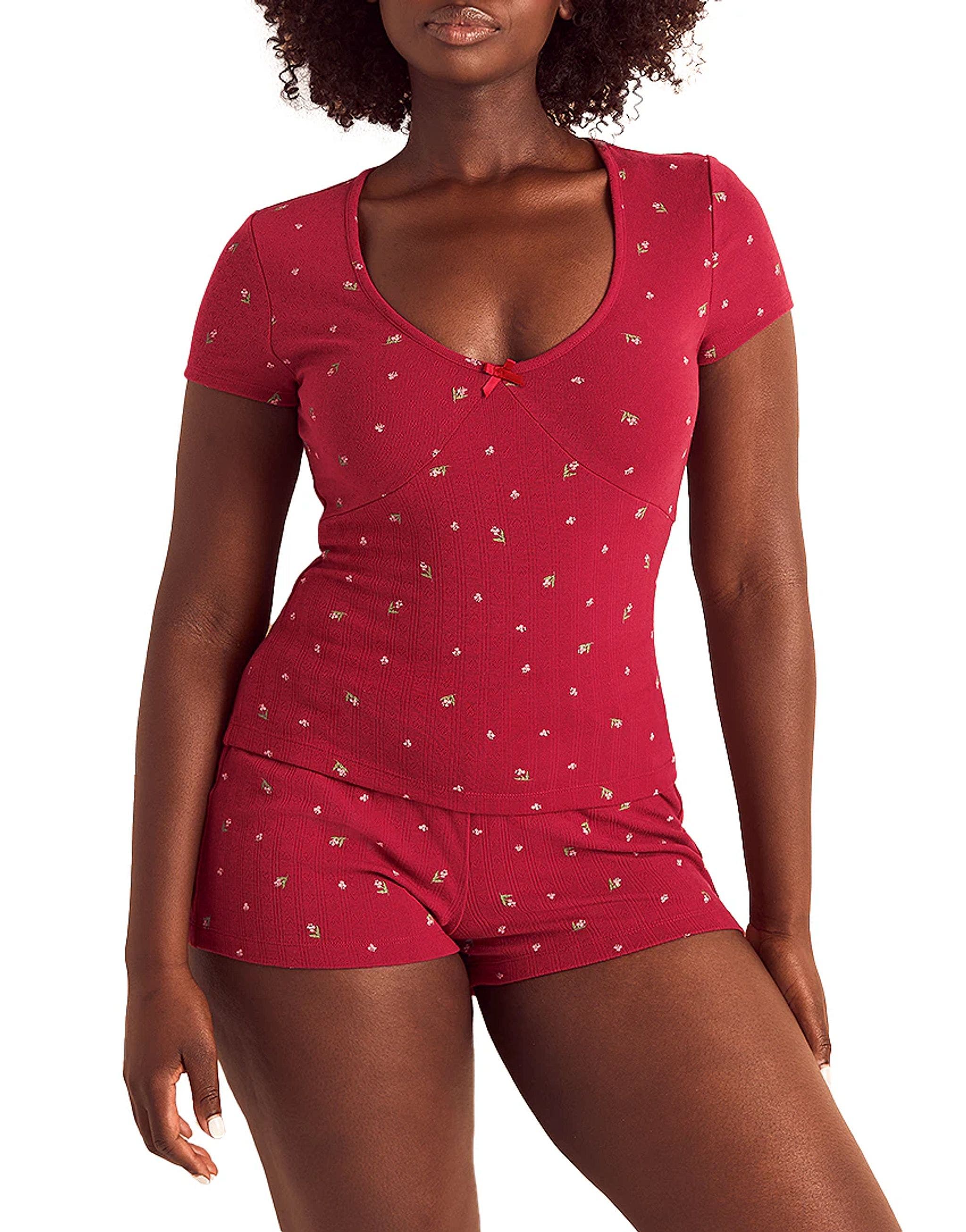 selected Floral red