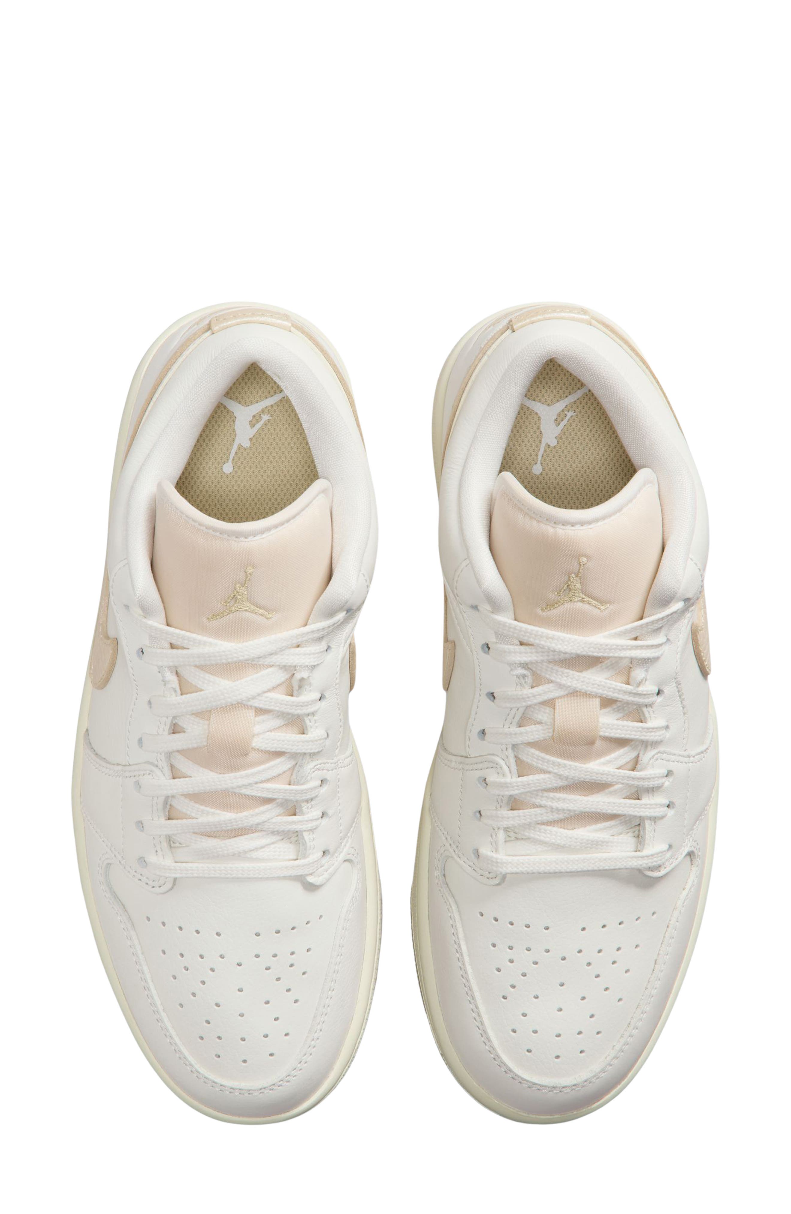 Jordan Air Jordan 1 Low SE Basketball Sneaker, Alternate, color, Sail/ Team Gold/ Pale Ivory