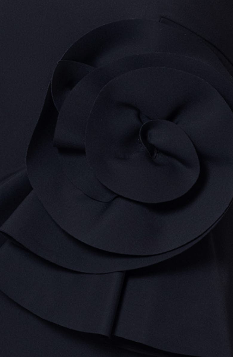 Betsy & Adam Flower Strapless Cocktail Dress, Alternate, color, 