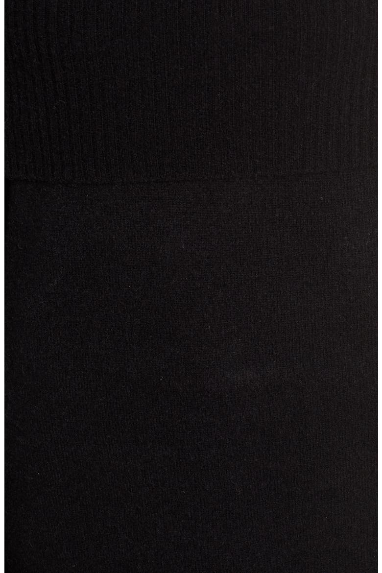 CASHMERE OFF SHOULDER SWEATER, Alternate, color, BLACK