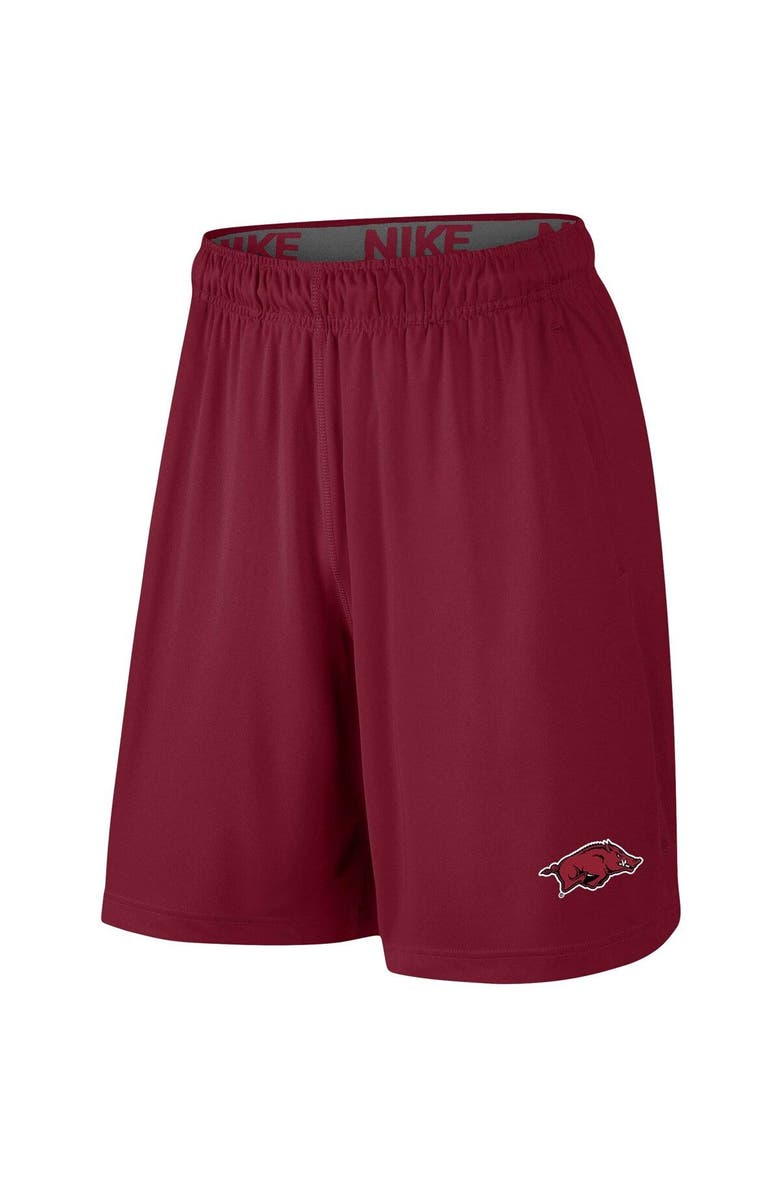 Nike Men's Nike Cardinal Arkansas Razorbacks College Primary Logo 2.0 Fly Performance Shorts, Alternate, color, 