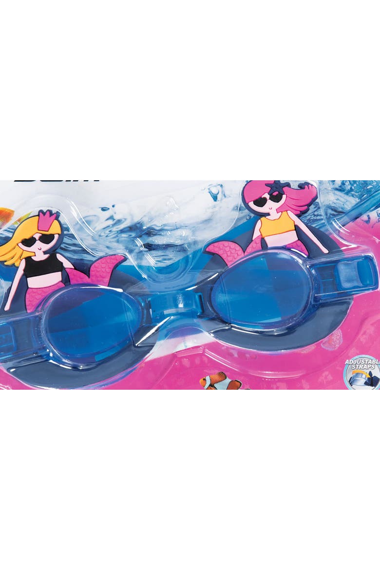 Character Kids Goggles, Mermaid, Alternate, color, Multicolored