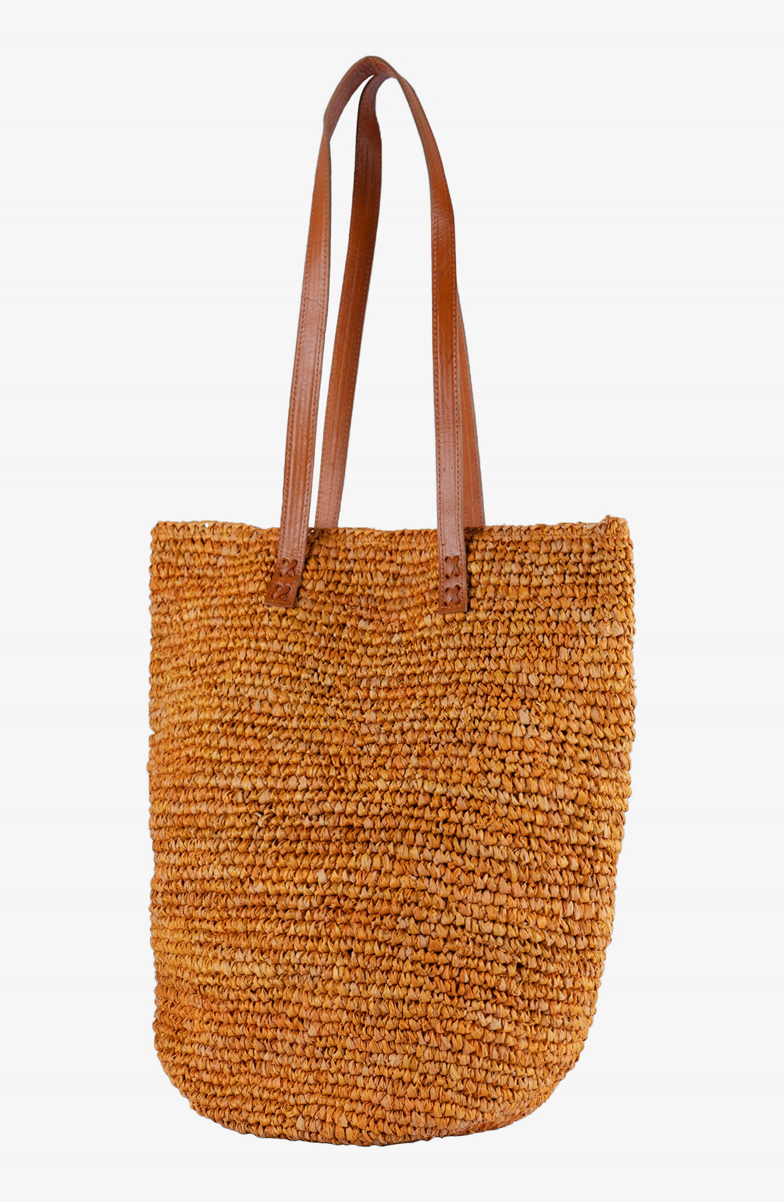 Hamptons Raffia Tote, Alternate, color, ORANGE