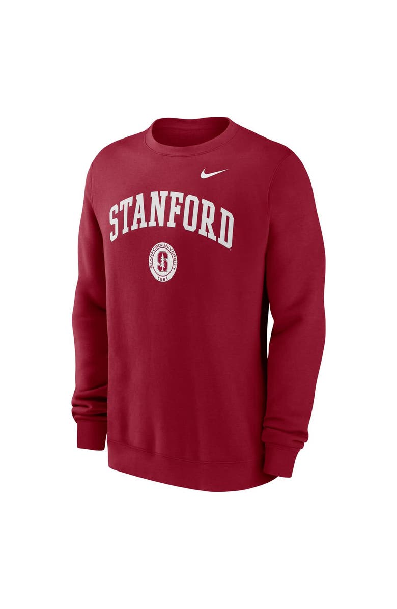 Nike Men's Nike Cardinal Stanford Cardinal Arched Seal Pullover Sweatshirt, Alternate, color, Cardinal