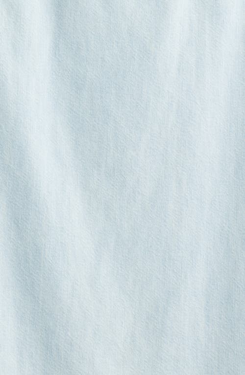 Frame Chambray Camp Shirt In Blue
