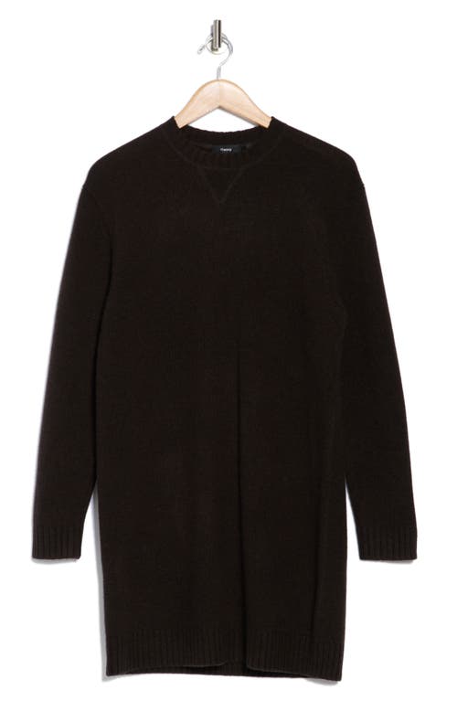 THEORY THEORY LONG SLEEVE WOOL & CASHMERE SWEATER DRESS 