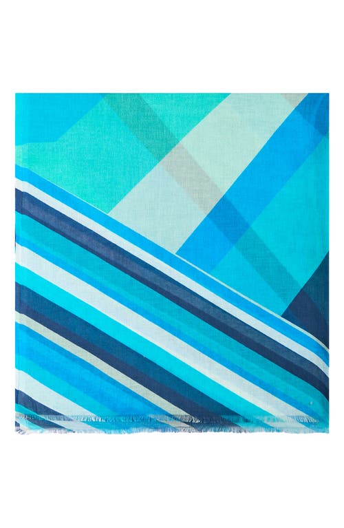 Saachi Geo Print Cotton Scarf