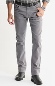 JACHS Brushed Bull Denim 5-Pocket Stretch Pants