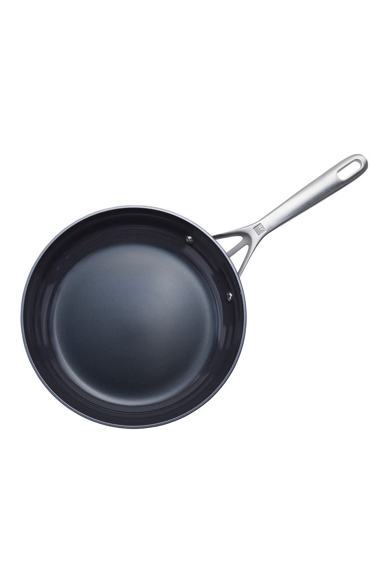 Motion Ceramic Hard Anodized Nonstick 10-Inch Fry Pan, Alternate, color, BLACK