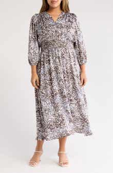 Renee C Patterned Maxi Dress