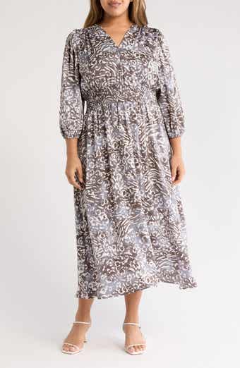Renee C Patterned Maxi Dress