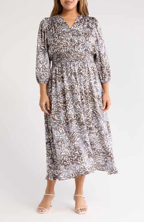 Renee C Patterned Maxi Dress