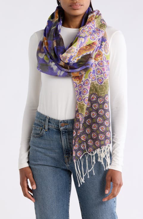 Paisley Wool Scarf