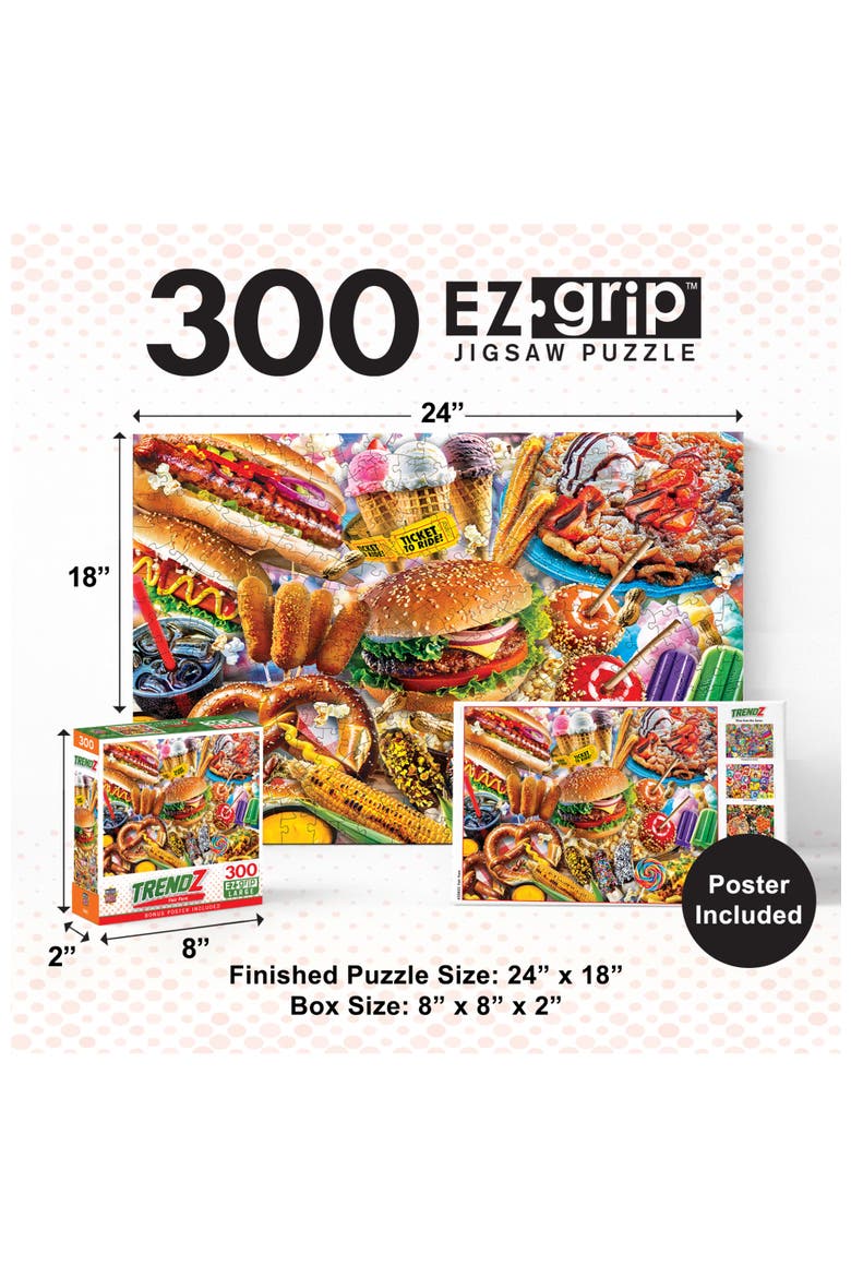 Fair Fare 300 Piece Jigsaw Puzzle, Alternate, color, Multicolor
