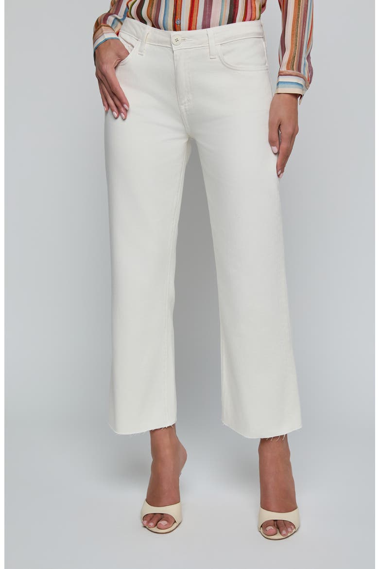 Wanda Wide Leg Crop Jeans, Main, color, LIGHT ECRU