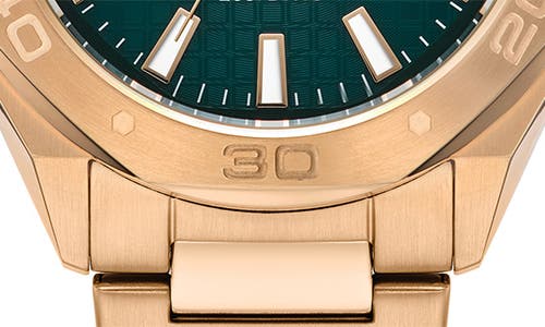 Citizen Mens Gold Tone Stainless Steel Bracelet Watch Bm7633-81x In Neutral