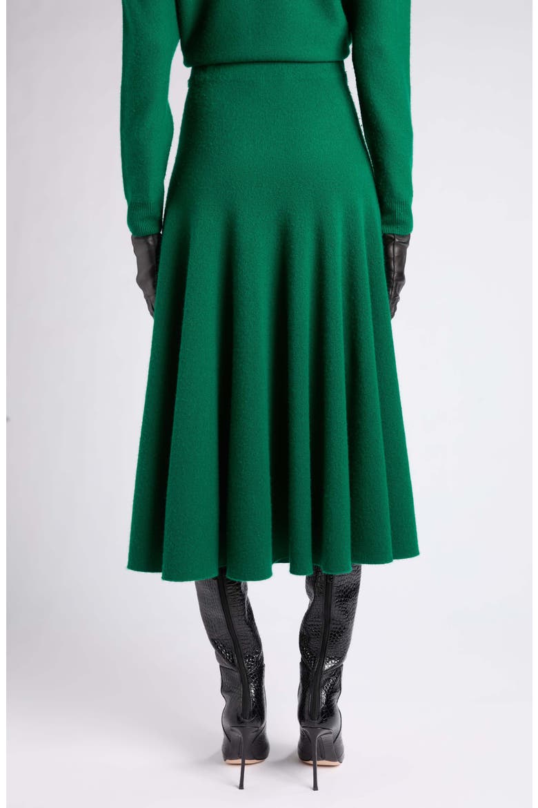 Cashmere Flare Maxi Skirt, Alternate, color, FORMAL GARDEN