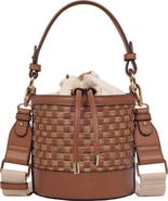 Tommy Bahama Raffia Woven Bucket Bag