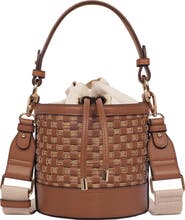 Tommy Bahama Raffia Woven Bucket Bag