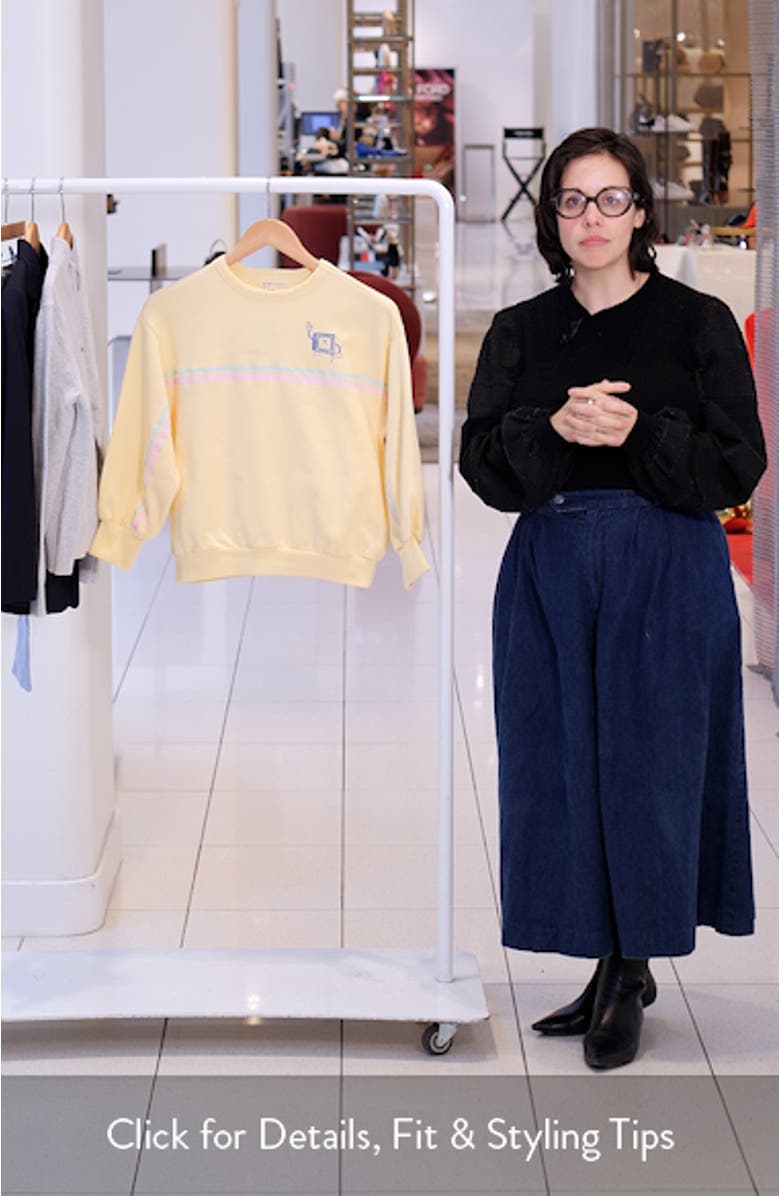 Kids' Television Weekend Organic Cotton Sweatshirt, sales video thumbnail